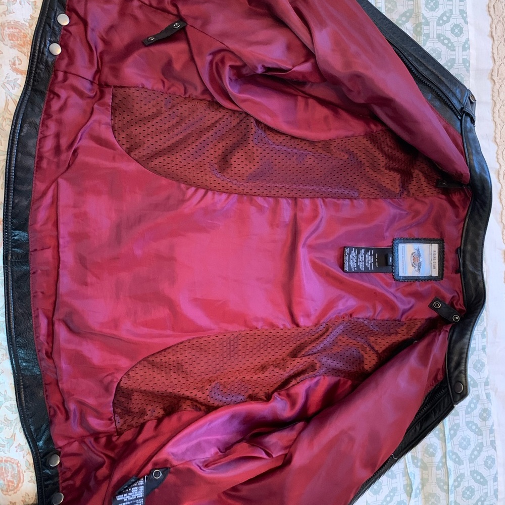 Harley Davidson Leather Riding Jacket - Picture 4 of 4
